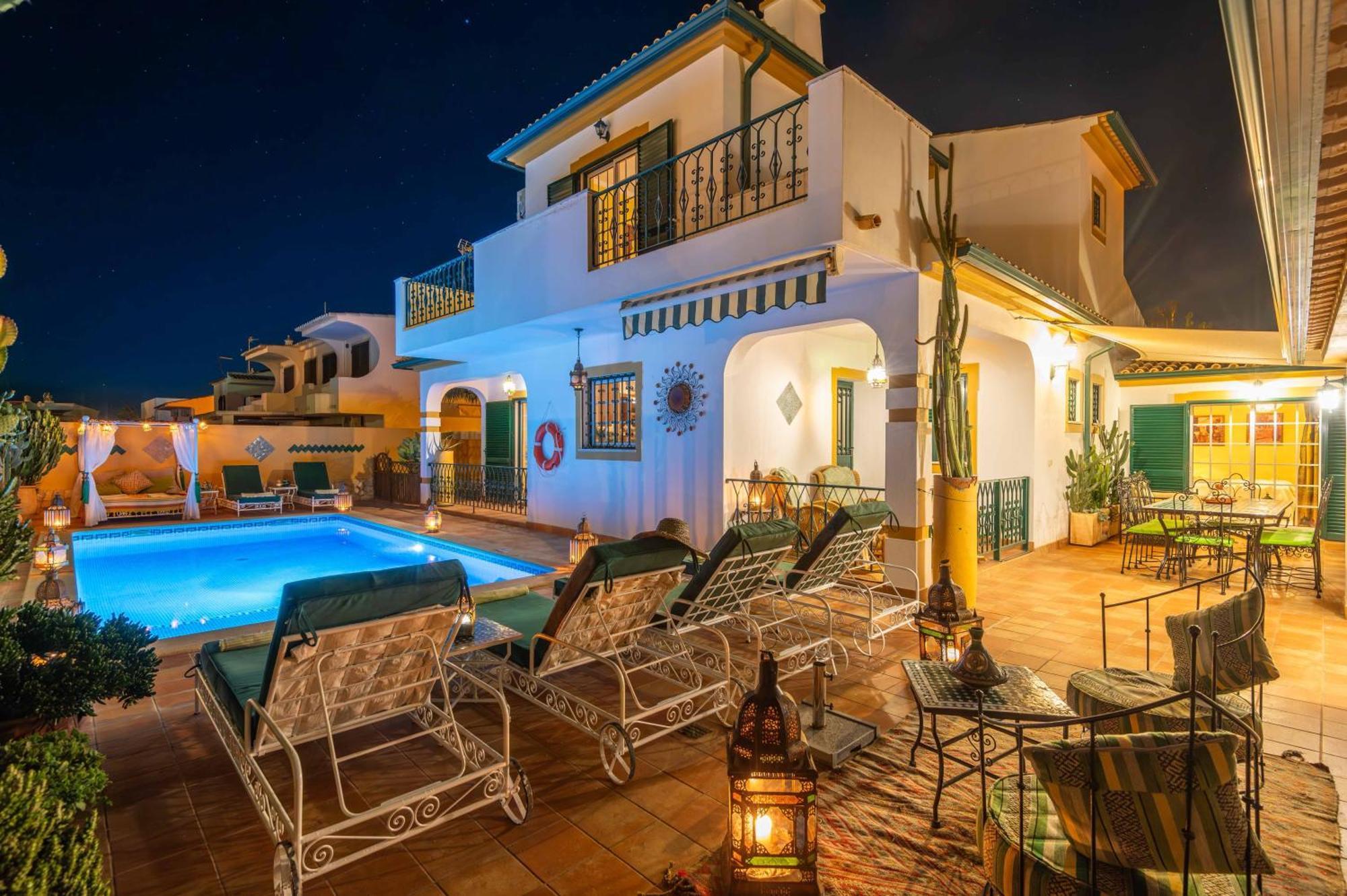 Riad Serpa Galé - 4bed with free wifi, AC, private pool, 5 min from the beach Guia  Exterior foto
